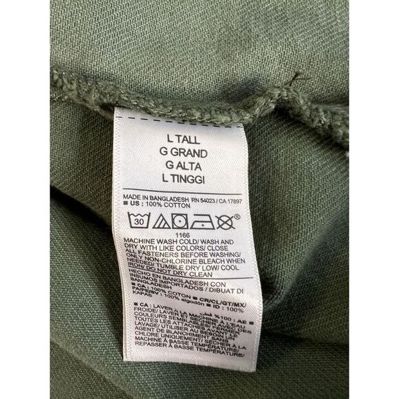 Old Navy Military Jacket Women , 100% Cotton. Women's Sz Large Tall - Picture 9 of 12